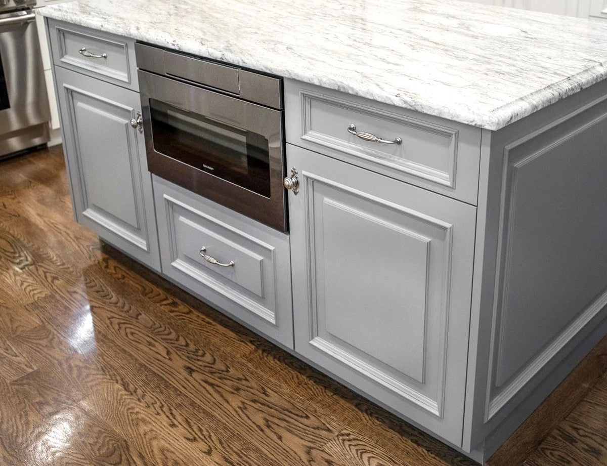 Custom Frameless Painted Kitchen