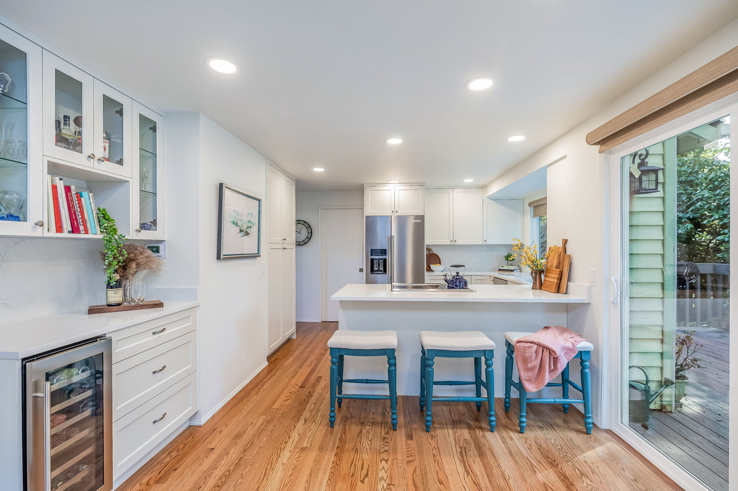 Full Kitchen Remodel, Shaker Euro Style, White