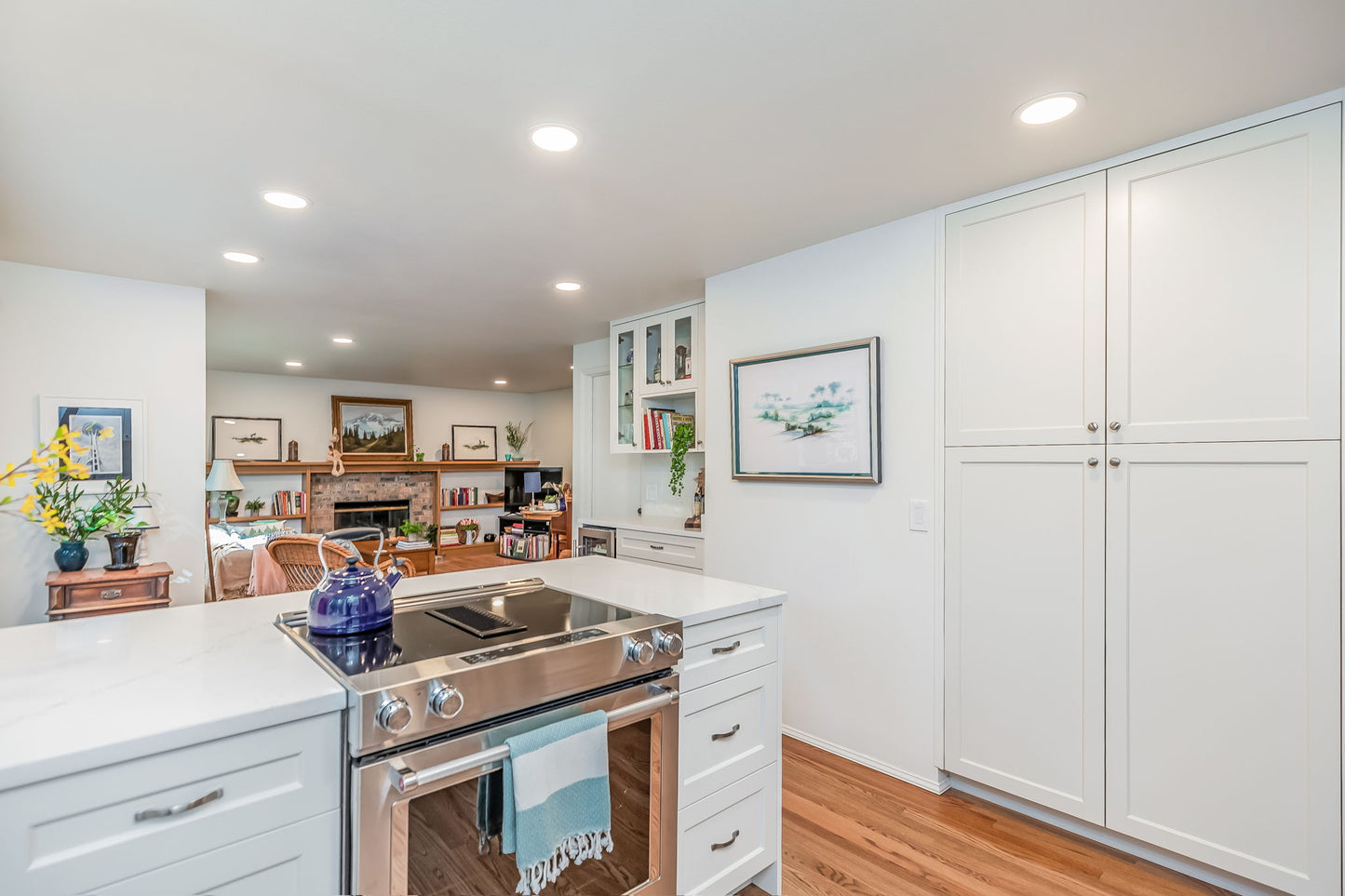 Full Kitchen Remodel, Shaker Euro Style, White