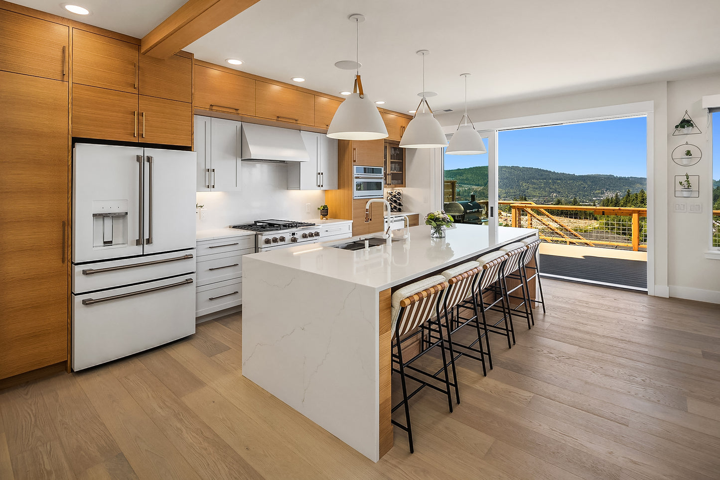 Rift White Oak Euro Style Kitchen Remodel