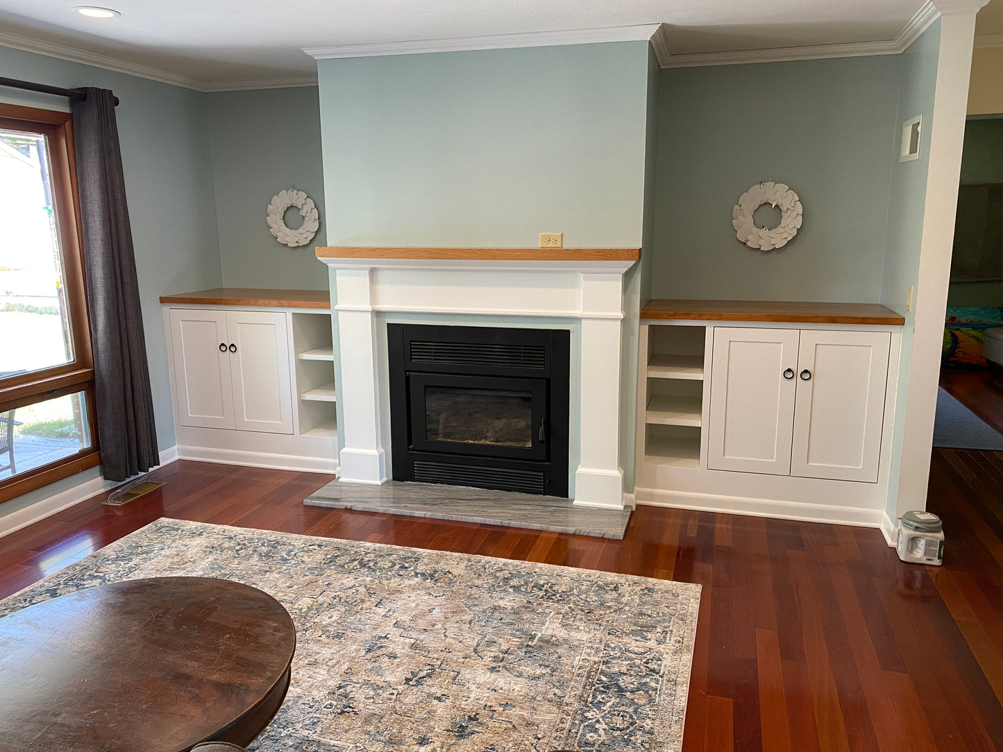 Custom Fireplace Surround and Built In's