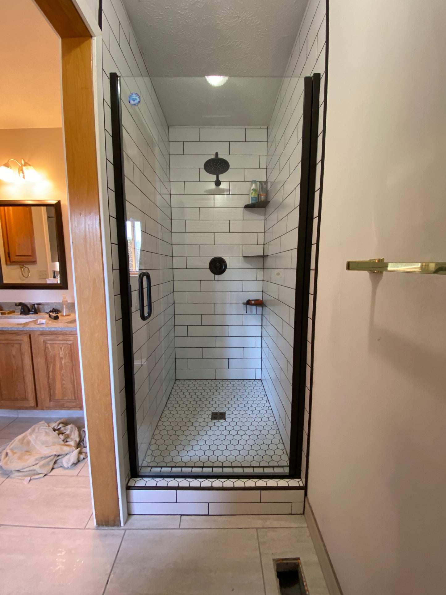 Walk In Shower add to existing Bathroom