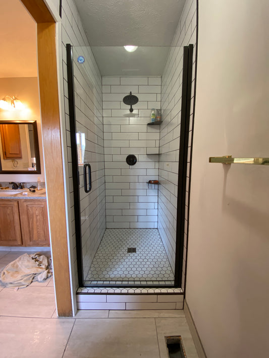 Walk In Shower add to existing Bathroom